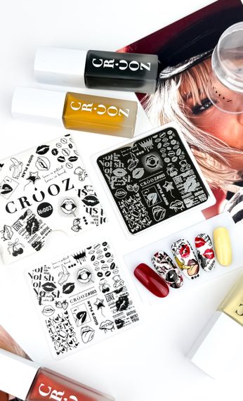 Пластина для стемпінгу Crooz 03 (6 х 6см) | Зображення 1