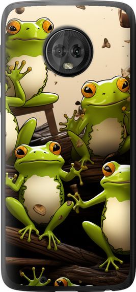 Чехол на Motorola Moto G6 Жабки "5656u-982-17620"