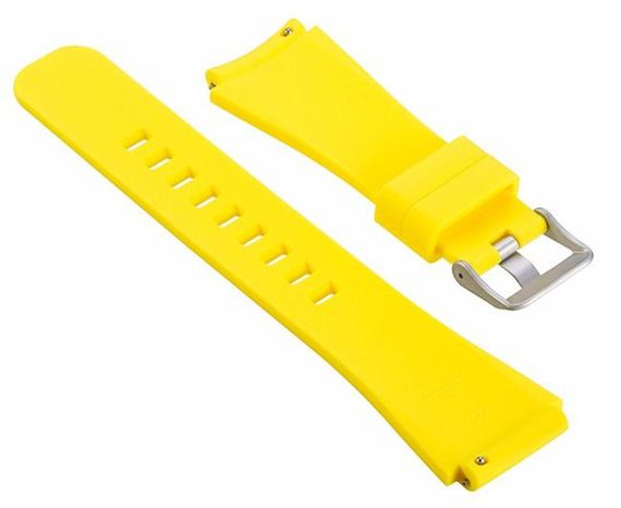 Силіконовий ремінець для годинника Samsung Galaxy Watch 46 mm SM-R800 - Yellow | Зображення 4