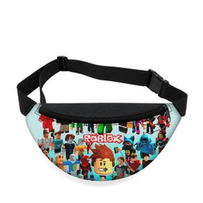 Дитяча сумка-бананка Roblox 32х15 см на пояс або через плече (5969)