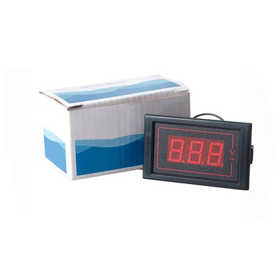Цифровий вольтметр, діапазон вимірювань 60 -500V, Red, Box | Зображення 1