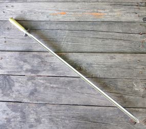 Шампур тригранний з рукояткою у формі гільзи ∅12 мм, 60 см (нержавіюча сталь)
