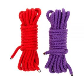 Набір мотузок для бондажу Submission 5 м Purple&Red sexstyle