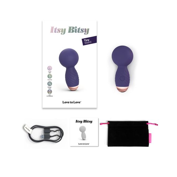 Мінівібромасажер Love To Love Itsy Bitsy – Midnight Indigo | Зображення 4