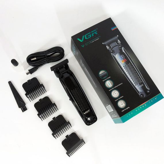 Машинка для стрижки волос с мотором, Универсальная машинка для стрижки головы и бороды HK-93 | Зображення 9