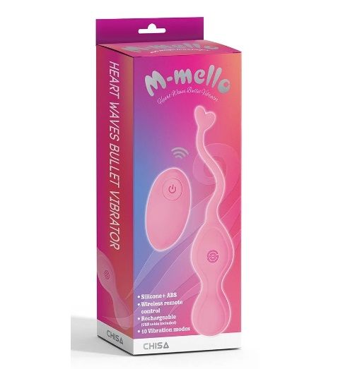 Віброяйце з дистанційним пультом керування Chisa M-mello, рожеве | Зображення 1