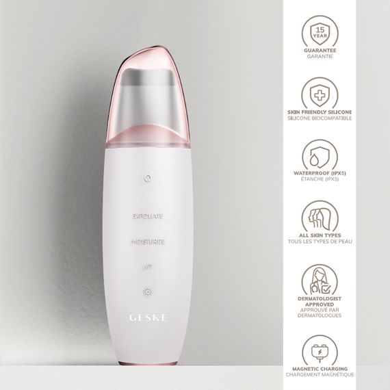 Мікрострумовий скрабер для шкіри та усунення чорних точок GESKE MicroCurrent Skin Scrubber&Blackhead Remover 9в1 starlight | Зображення 2