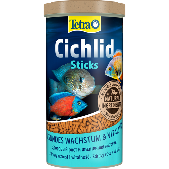 Корм Tetra Cichlid Sticks для рибок цихлід палички 1 л/ 320 г | Зображення 1