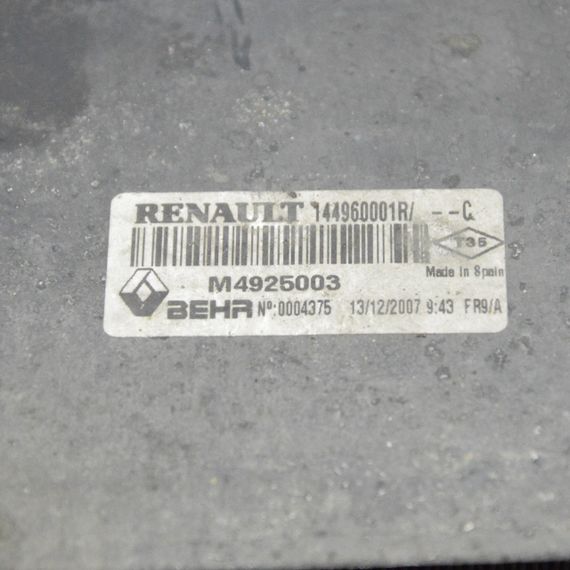 Радіатор інтеркулера 2.0 DCI Renault Laguna III 2007-2015 Радіатор інтеркулера Рено Лагуна 3 144960001R | Зображення 2