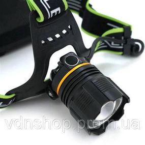 Очень мощный налобный фонарь Bailong BL-A13-3-P360, Фонарик аккумуляторный наголовный ML-56