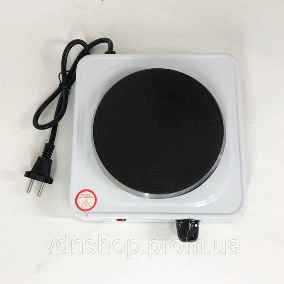 Плита електрична переносна одноконфорочна настільна Suntera SP-1920 белая, Кухонна електрична плита LS-28 | Зображення 1