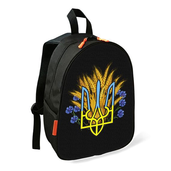Рюкзак дитячий Тризуб Україна шкільний/міський 34х27х13 см для хлопчика (02645)