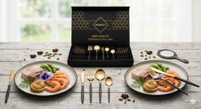 Набір столових приладів Kitchen Ware 24 шт. з нержавіючої сталі на 6 персон