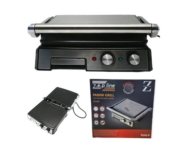 Контактний гриль електричний притискний з таймером XPRO ZP-057 3500W (ZP-057_1386)