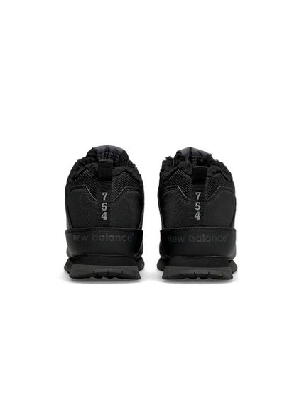 Чоловічі зимові кросівки N-ew B-alance 754 All Black Grey Fur 44 28.0 см | Зображення 1