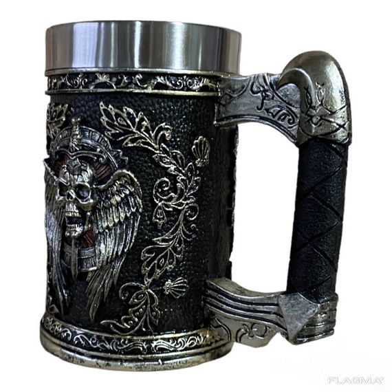 Кружка Чашка 3D Меч в Черепе 500ml | Зображення 3