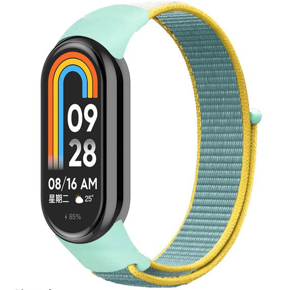 Ремешок Nylon New для Xiaomi Mi Band 8/9 Beryl / Yellow