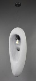 Люстра підвісна на 1 лампочку 27912 Чорний 75-180х25х25 см.