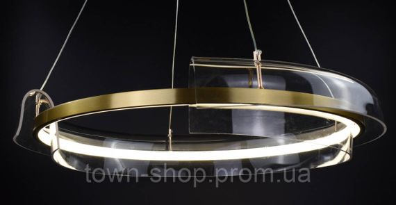 Люстра потолочная LED SGA24-800 Латунь 30-150х80х80 см. | Зображення 7