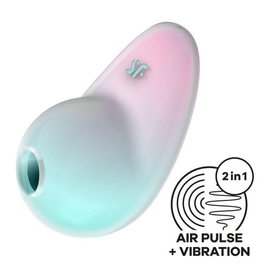 Вакуумний стимулятор з вібрацією Satisfyer Pixie Dust Mint/Pink Sex Aura