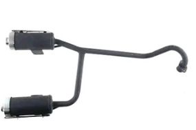 Глушник ATV 110/125 (подвійний, чорний) FLD