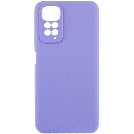 Чехол Silicone Cover Lakshmi Full Camera (AAA) для Xiaomi Redmi Note 11 (Global) / Note 11S Сиреневый / Dasheen