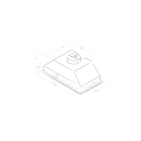 Витяжка кухонна Elica CT17 C IX/A/52 | Зображення 4