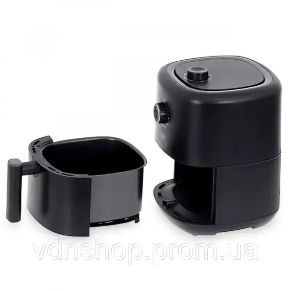 Аэрофритюрница для дома с таймером на 1.5 Л, 1200 ВТ AIR FRYER CROWNBERG CB 5541Безмасляная фритюрница | Зображення 4