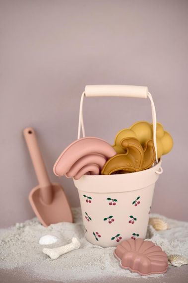 Набір іграшок для піску дитячий силіконовий Вишні