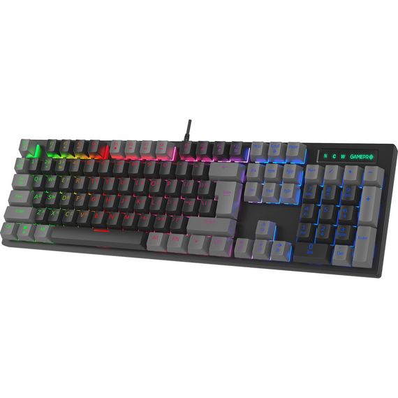 Клавіатура GamePro MK105B LED Red Switch USB Black (MK105R) | Зображення 2