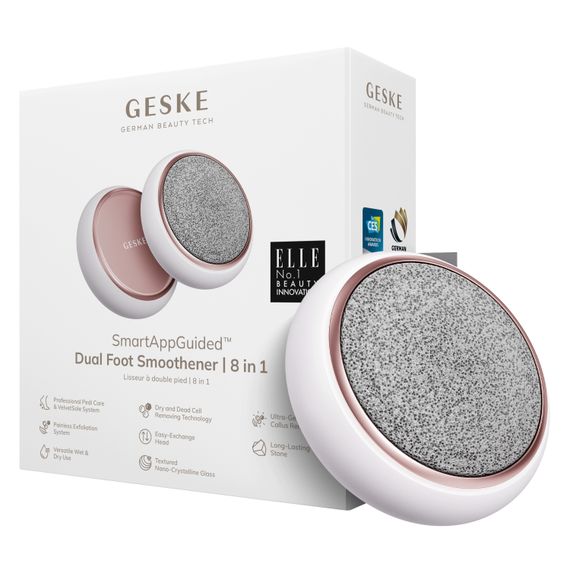 Набір для догляду за стопами GESKE Dual Foot Smoothener 8в1 starlight