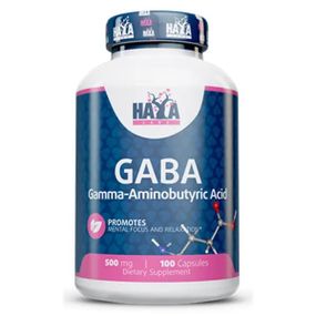 Амінокомплекс Haya Labs GABA 500 mg 100 Caps