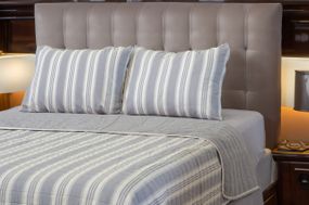 Покривало Zeron 128392 Туреччина 200х230  Поліестер Сірий