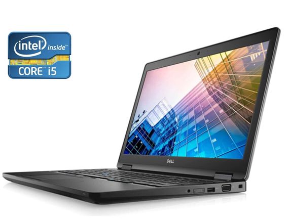 Ноутбук Dell Latitude 5590 / 15.6" (1366x768) TN / Intel Core i5-8350U (4 (8) ядра по 1.7 - 3.6 GHz) / 8 GB DDR4 / 240 GB SSD / Intel UHD Graphics 620 / WebCam / Win 10 Pro б/в