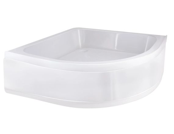 Набір Lidz Душова кабіна Latwa SC90x90.SAT.MID.FR напівкругла, скло Frost 4 мм + Душовий піддон Kapielka ST90x90x26, з панеллю | Зображення 4