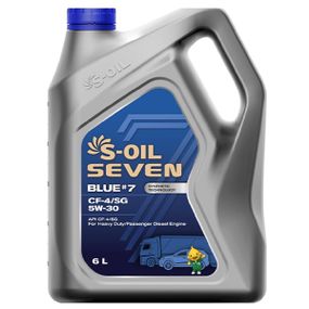 Моторна олива S-OIL 7 BLUE #7 CF-4/SG 5W-30 6л.