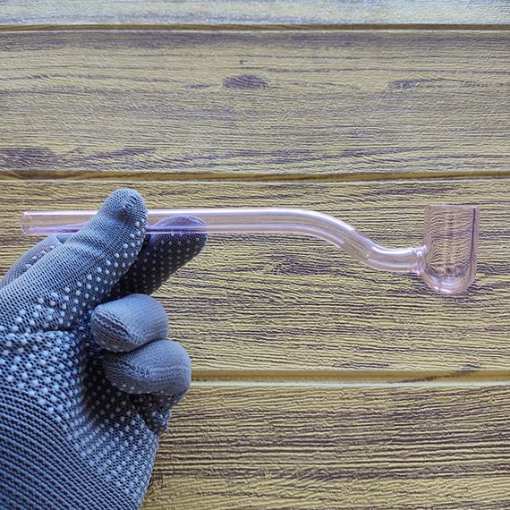 Стеклянная трубка Sherlock Tube Long Oil Pink | Зображення 1