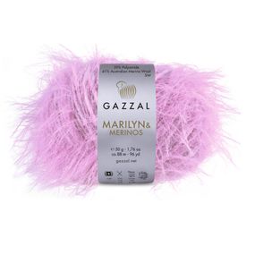Пряжа для в'язання MARILYN & MERINOS № 8255 (Мерілін і Меринос) Gazzal нитки для плетіння спицями та гачком