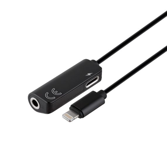 Перехідник XPRO Male Lightning to 3.5mm / Lightning CALL32 Чорний (34332-01_341) | Зображення 2