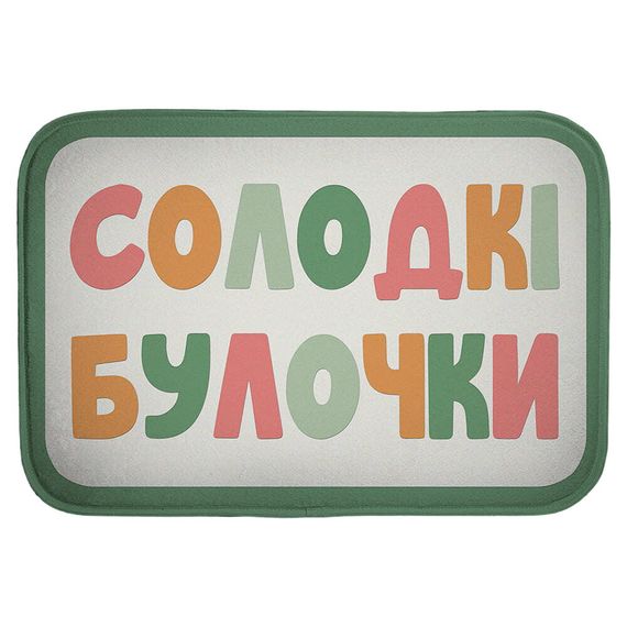 Килимок для ванної Солодкі булочки 58х38 см (VAN_24F067)