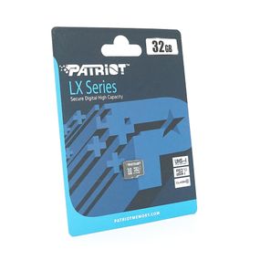 Карта памяти Patriot LX microSDHC Class 10 UHS-I,32GB