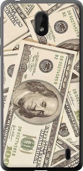 Чехол на Nokia 1 Plus Доллары "3016u-1677-17620"
