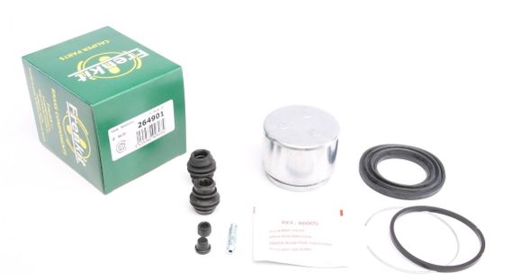 Ремкомплект супорта переднього Toyota Avensis 01-09 d=64mm  +поршень  Akebono  264901