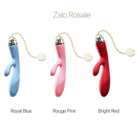 Смартвібратор-кролик Zalo — Rosalie Rouge Pink | Зображення 9
