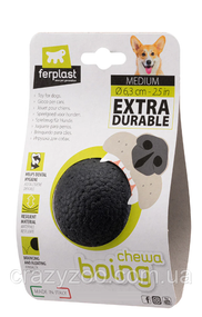 Игрушка для собак Ferplast Chewa Boing Medium Ball ø 6.3 см черный 86622799