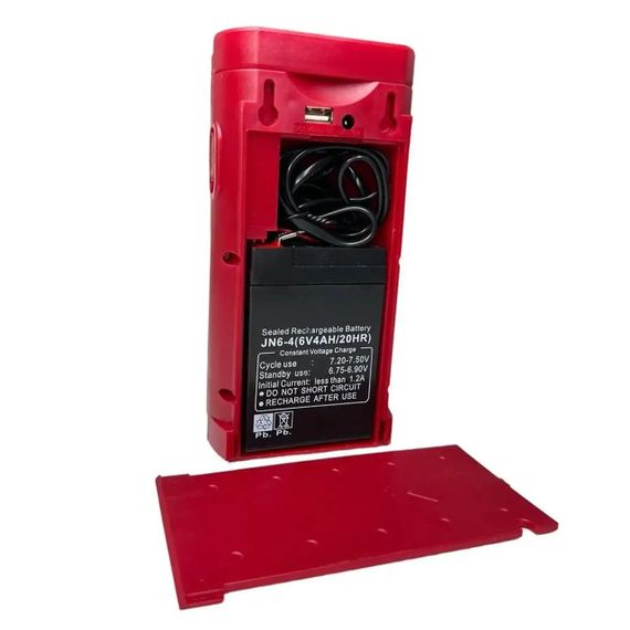 Переносний ліхтар із вбудованим акумулятором Almina, Світлодіодний ліхтарик з повербанком  знижка | Зображення 8