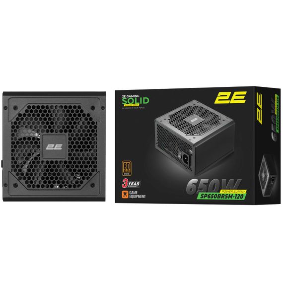 Блок живлення 2E GAMING Solid Power (650W) 2E-SP650BRSM-120 | Зображення 5