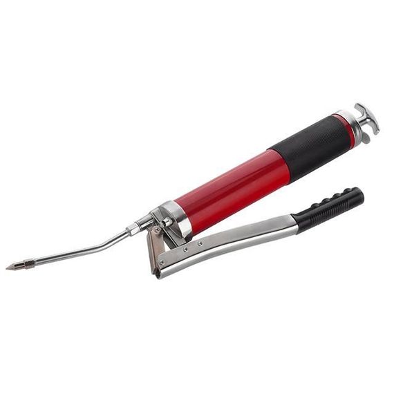 Шприц для змащення двоплунжерний 600 см3 з гнучким шлангом INTERTOOL HT-00601 | Зображення 2