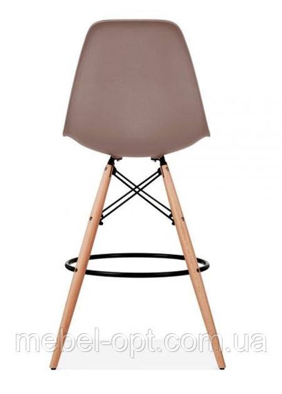 Стул барный Eames bar DSW кофейный сверхпрочный пластик ABS, дизайн Charles & Ray Eames | Зображення 3