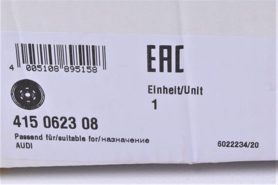 Демпфер зчеплення Audi A6 2.0 TDI 04-11 100 103 125kw BNA, BRF,BLB, BRE, CAHA, CAGB 415 0623 08 | Зображення 5
